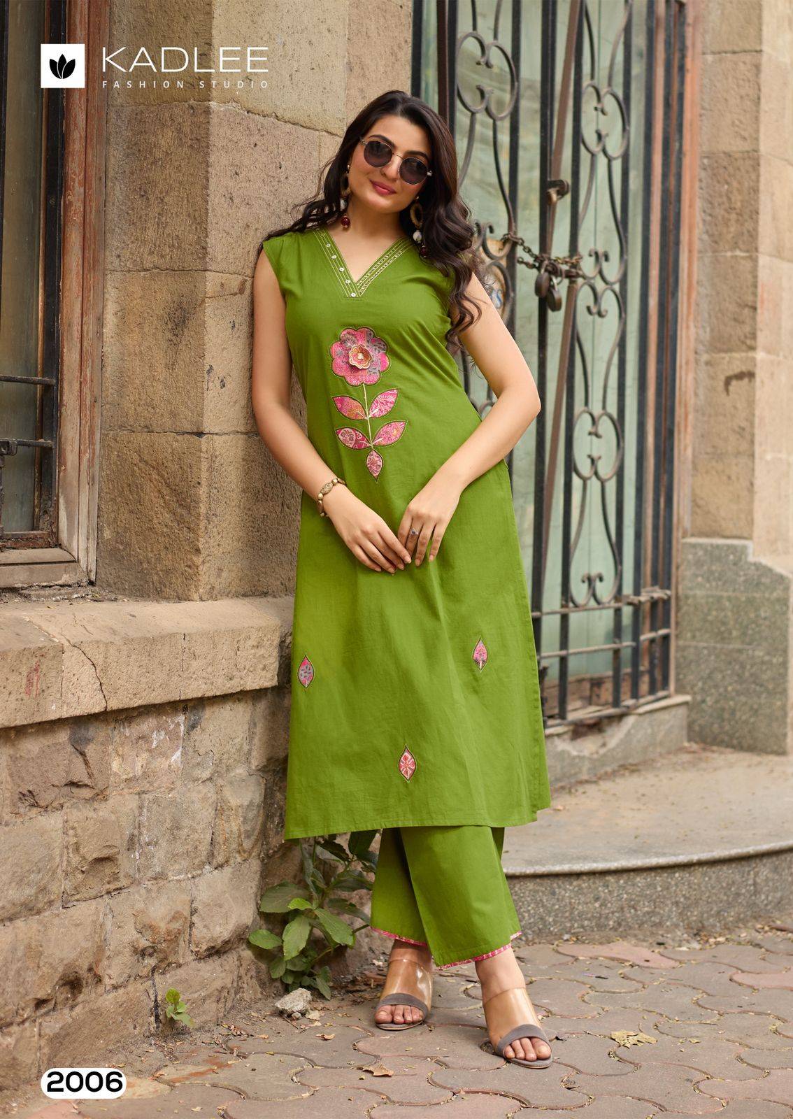  Rose Petal By KADLEE 2001 To 2006 Series Beautiful Festive Suits Colorful Stylish Dhabu Cotton Kurtis At Wholesale Price